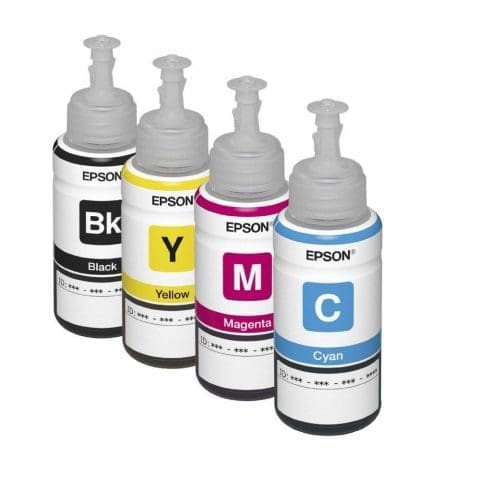 หมึกแท้ Epson หมึก Epson T664 หมึกแท้  Epson original L-Series T664 (70 ml) No Box หมึก Epson แท้ไม่มีกล่อง T664 C,M,Y,K