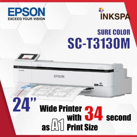 epson t3130m เครื่องพิมพ์ cad เครื่องพิมพ์แบบแปลน เครื่องสแกน เครื่องพิมพ์แพทเทิร์นเสื้อ เครื่องพิมพ์โปสเตอร์