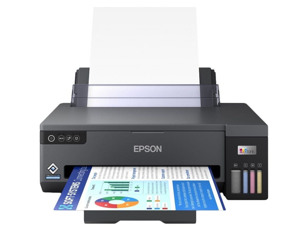 Epson L11050 Ecotank เครื่องพิมพ์เสื้อ เครื่องพิมพ์เอกสาร เครื่องพิมพ์ สำนักงาน เครื่องพิมพ์รูป เครื่องพิมพ์ภาพ เครื่องพิมพ์หมึกแท้งค์ เอปสัน inktank printer heat-free technology ประกัน 2 ปี