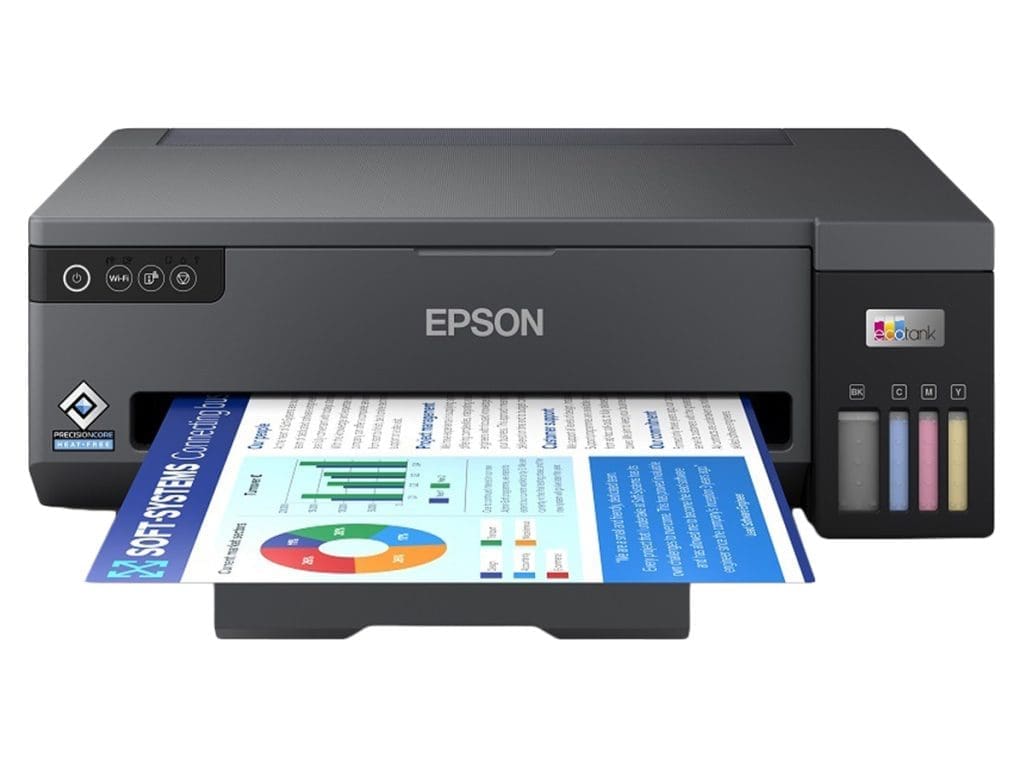 Epson L11050 Ecotank เครื่องพิมพ์เสื้อ เครื่องพิมพ์เอกสาร เครื่องพิมพ์ สำนักงาน เครื่องพิมพ์รูป เครื่องพิมพ์ภาพ เครื่องพิมพ์หมึกแท้งค์ เอปสัน inktank printer heat-free technology ประกัน 2 ปี