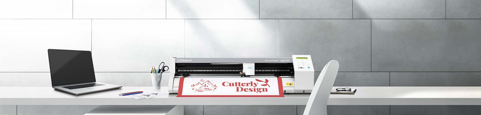 เครื่องตัดสติกเกอร์ roland gs2-24 เครื่องตัดไวนิล ตั้งโต๊ะ สติกเกอร์ ไวนิล เฟล็ก ฉลากสินค้า ลาเบล ป้ายสินค้า ป้ายราคา ตัวรีดติดเสื้อ อาร์ตบอร์ด คาร์ดบอร์ด งานคราฟ