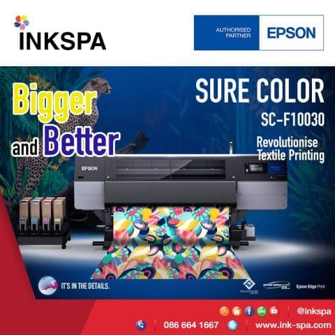 เครื่องพิมพ์เสื้อ เครื่องพิมพ์ผ้า เครื่องปริ้นเสื้อ epson f10030 เครื่องพิมพ์ซับ