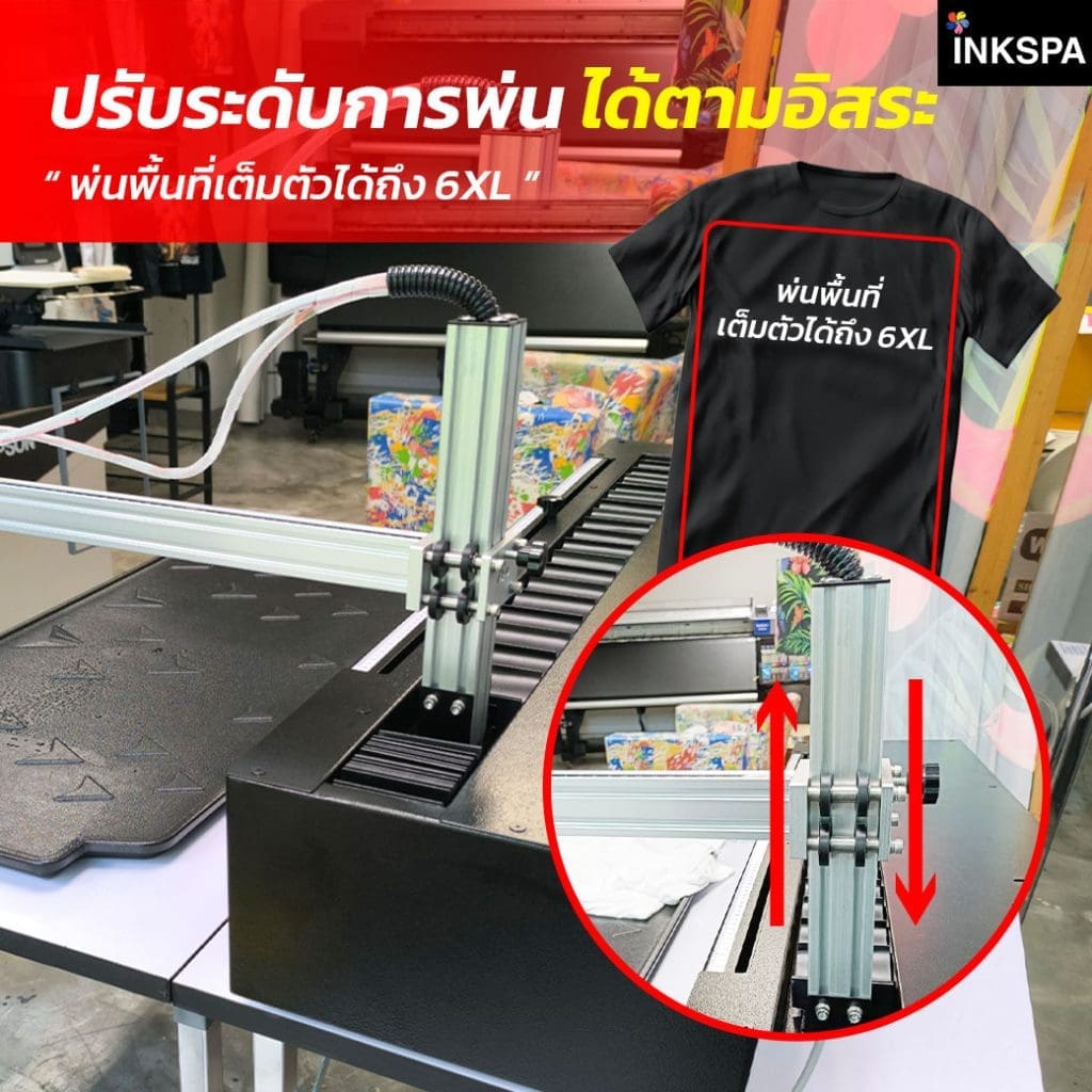 เครื่องพรีทรีตอัตโนมัติ เครื่องพ่นพรีทรีสเมนต์ DTG preteatment