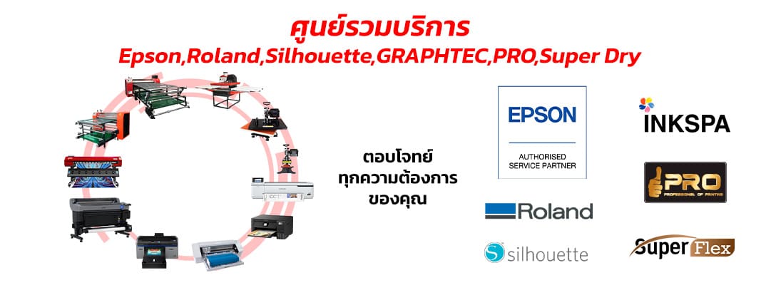 เครื่องพิมพ์เสื้อ เครื่องพิมพ์dtg เครื่องพิมพ์dft เครื่องพิมพ์ไฮบริด
