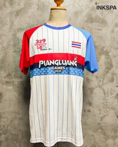 สงครามเสื้อกีฬา ผ้าairtech ผ้าหลา ผ้าม้วน ผ้าโพลีเอสเตอร์ ผ้าทำเสื้อกีฬา soft plus airy technology anti odor